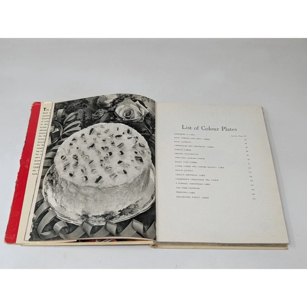 Vintage Good Housekeeping Cake Dessert Cookbook Making Australian Book 1950s 50s